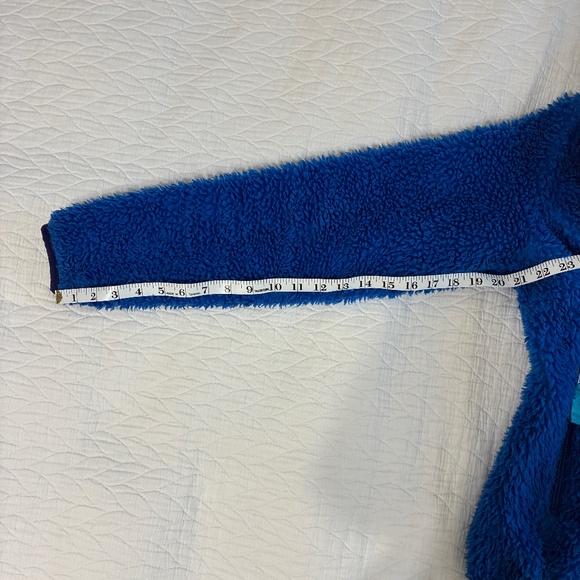 Patagonia Retro-X Fleece Hoodie Cardigan,  Women Small, Oasis Blue, EUC - Picture 7 of 10